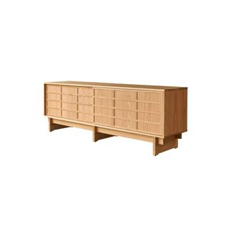 Tikamoon Mueble para tv de roble de 200 cm