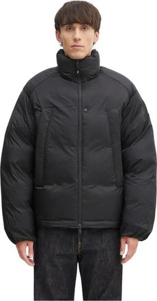 Yohji Yamamoto Puffer Jacket - Heren - Gewatteerde jassen - Zwart - XL - Nylon - Jassen
