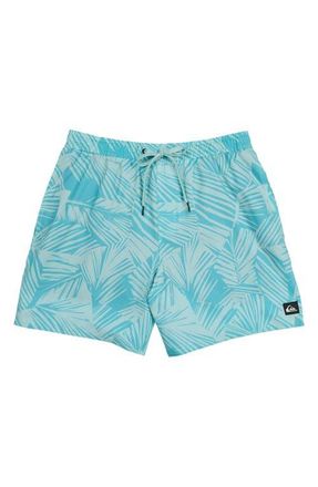 Quiksilver Mix Volley 17 Swim Trunks in Aqua at Nordstrom, Size Xx-Large