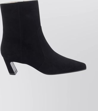 Stuart Weitzman suede leather ankle boots
