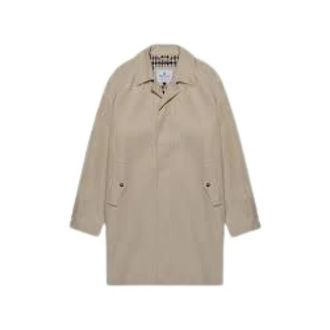 Aquascutum Beige Trenchcoat met Iconische Details - Heren - Trenchcoats - Beige - L - Katoen - Jassen