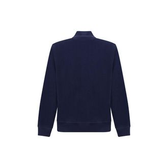 Brunello Cucinelli Mens Blue Cotton Sweatshirt Clothing