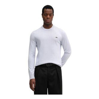Lacoste Truien & Vesten, Heren, Blauw, S, Katoen, Sweater met ronde hals van katoen