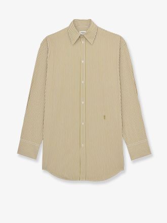 Saint Laurent Camicia in cotone con motivo a righe - SAINT LAURENT - gender_Woman