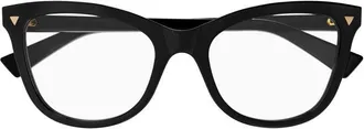 Bottega Veneta BV1226O006 Full Rim Acetate Eyeglasses - Black