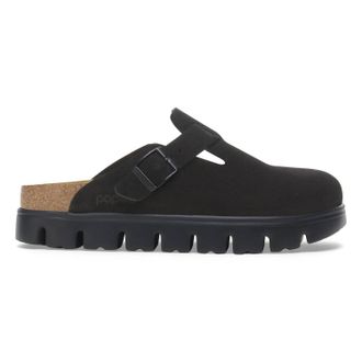 Birkenstock Womens Boston Chunky Papillio Clog In Black/black