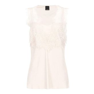 Pinko Mujer, Camisetas, Blanco, Talla: L