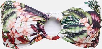 Alexandra Miro Carlotta printed bandeau bikini top