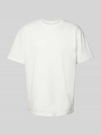 Karl Kani T-Shirt mit Label-Stitching in Offwhite, Gr&ouml;&szlig;e XL