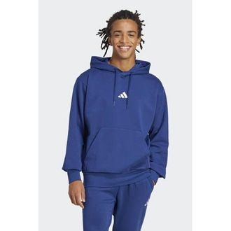 adidas Sportswear fleece hoodie blauw