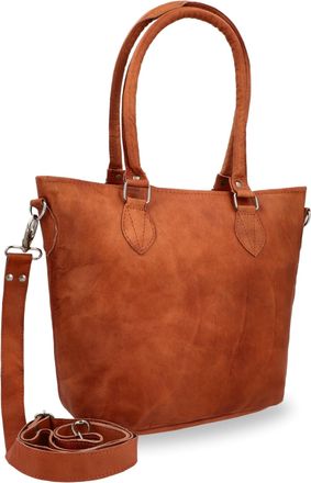 Gusti Shoulder Bag Leather - Therese Handbag Shopper Handbag Tote Shoulder Bag Satchel Vintage Bag Leisure Bag Ladies Brown H14