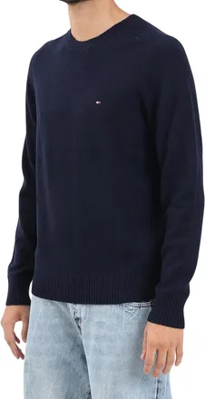 Tommy Hilfiger Wool Crewneck Sweater - Blue