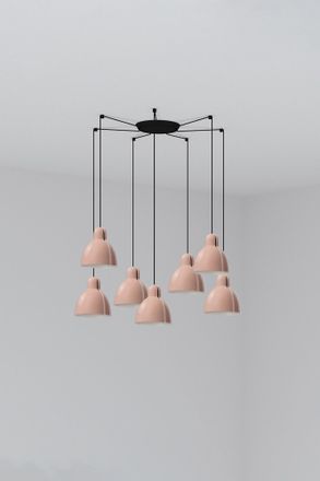 Faro Barcelona Venice 7l Colgante Rosa