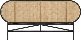 Rendez-Vous Déco Cabecero de ratán natural y negro 160 cm - Navahino