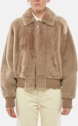 Max Mara STUDIO Fur Jacket ALOA With Zip Closure Max Mara