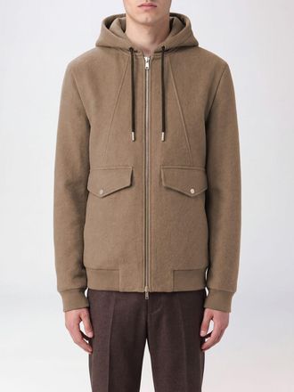 Moose Knuckles Elington Hooded Bomber Jacket in Recycled Wool Blend