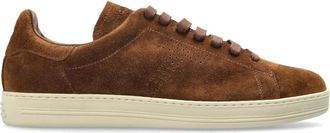Tom Ford Suede Warwick Sneaker - Heren - Sneakers - Bruin - 42 EU - Leer - Schoenen