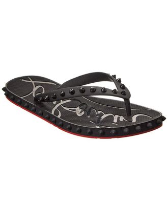 Christian Louboutin Super Loubi Rubber Flip Flop