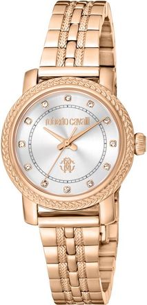 Roberto Cavalli Fashion Watch Quartz Silver Dial Ladies Watch RC5L058M0065