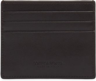 Bottega Veneta Intrecciato Leather Card Case in 2145 Fondant-Silver at Nordstrom