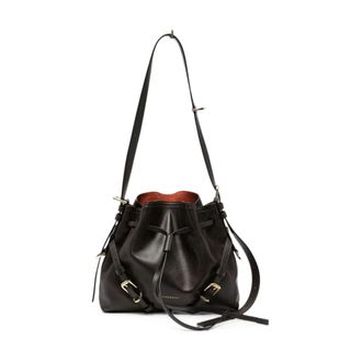 Givenchy Tassen, Dames, Bruin, ONE Size, Leer, Small Voyou Bucket Bag