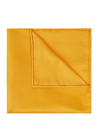 Blick. Einstecktuch aus Seide in GELB, Größe 1