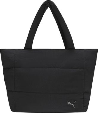 Puma Womens Plush Tote, Black Traditional, 12 x 20 x 7 inches