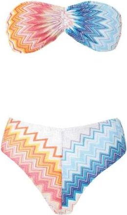 Missoni Bandeau Bikini - Dames - Bikinis - Veelkleurig - S - Polyester - Badmode