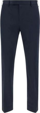 Pantaloni Torino Katoenen Casual Broek - Heren - Nette broeken - Blauw - XS - Katoen - Broeken