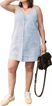 Pistola Denim Tavi Pop Over Dress In Medium Wash