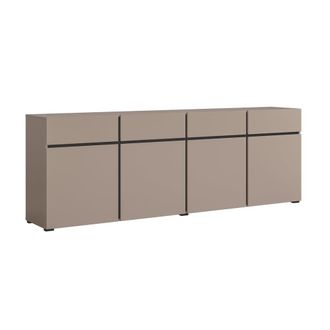 Petits Meubles Buf&eacute; 4 puertas 4 cajones paneles laminados topo