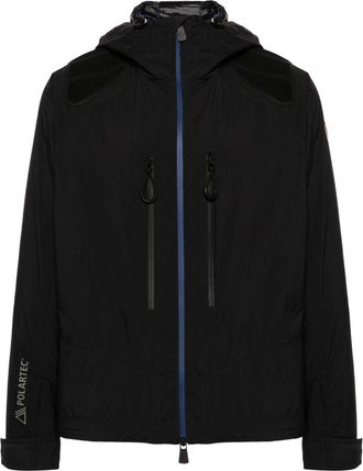 Moncler zip-up hooded jacket - men - Polyamide/Polyamide/Polyester - 3 - Black