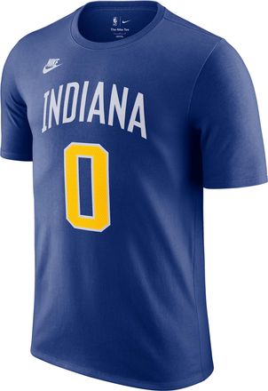 Nike Mens Indiana Pacers Hardwood Classics NBA T-Shirt in Blue | IU2386-495