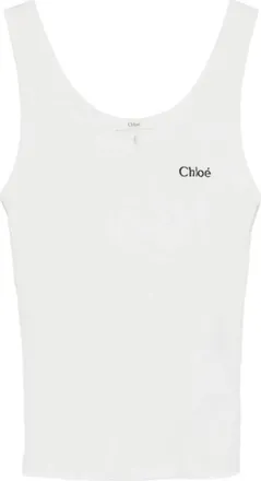 Chlo&eacute; Dames, Tops, Wit, Maat: L Jersey