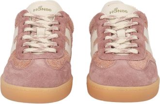 Hogan Cool Suede Textured Leather Calfskin-Mutton Sneakers
