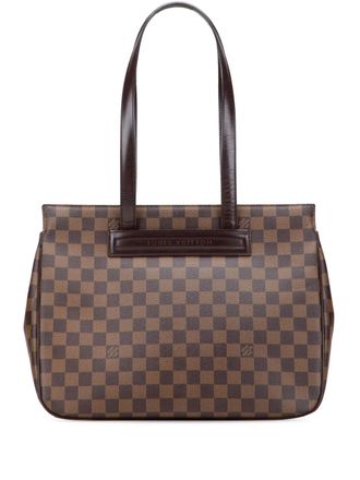 Louis Vuitton 2006 Damier Ebene Parioli PM shoulder bag - women - Calf Leather/Fabric/Leather - One Size - Brown