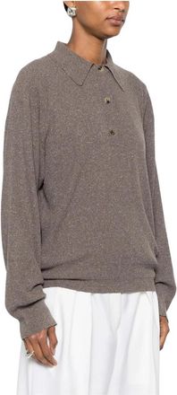 Calvin Klein Helga Polo - Dames - Polos - Bruin - M - Tops