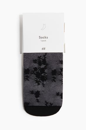 H&M Socken aus Spitze - Schwarz