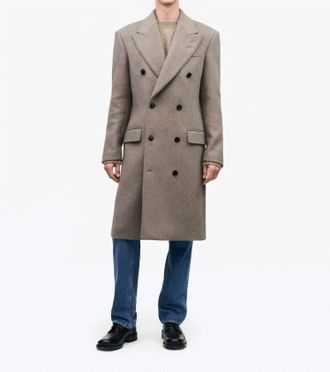 Tiger Of Sweden Chiaver Coat In Eggshell