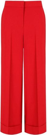Essentiel Broeken, Dames, Rood, S, Polyester, Rode Cropped Imo Broek