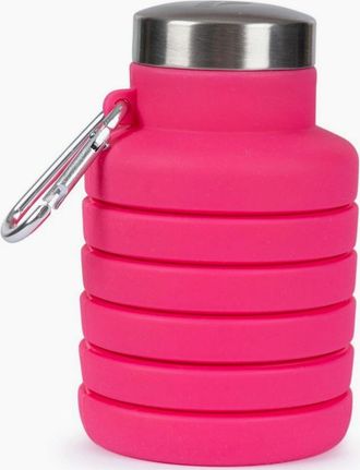 Trespass Mens Trespass Vavo Foldable Silicone Water Bottle - Pink - Size: ONE size