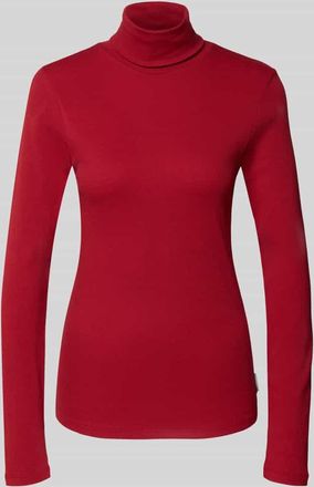Marc O'Polo Denim Marc OPolo Denim Slim Fit Rollkragenpullover aus Baumwoll-Mix in Rot, Größe XL