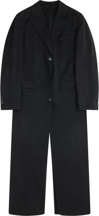 Simone Rocha Jas met open rug - Zwart