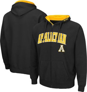 Colosseum Mens Colosseum Black Appalachian State Mountaineers Arch & Logo 3.0 Full-Zip Hoodie at Nordstrom, Size Xx-Large