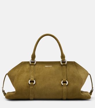Alexander McQueen Farringdon Medium suede tote bag
