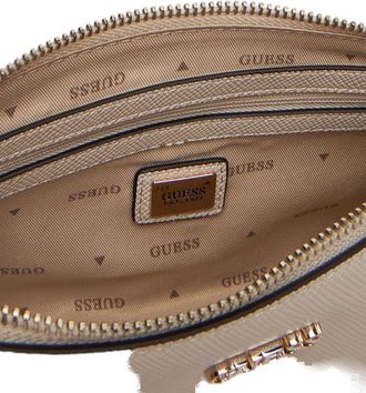 Guess Womens Crossbody Bag Bone Polyurethane - Crossbody-Bags