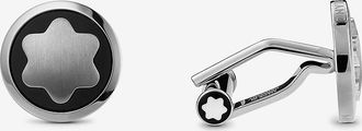 Montblanc Manschettenknöpfe mit Onyx Montblanc Star