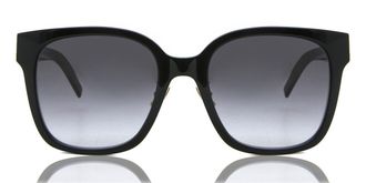 Saint Laurent SL M105/F Asian Fit 002 Womens Sunglasses Black Size 55