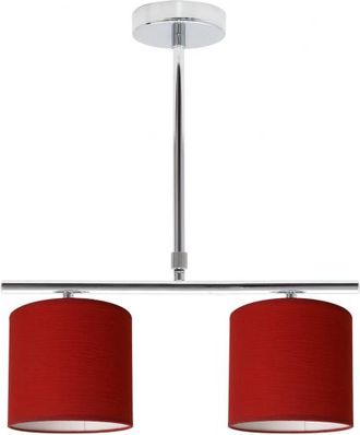 Fabrilamp Fabrilamp - Fab 1.523/2-rojo Lampara Planetario Cromo/rojo 2xe14 (62x43)