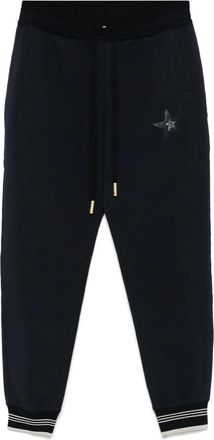 Lorena Antoniazzi Pantaloni sportivi con applicazione - Blu